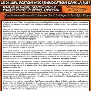 Comm Coord Éduc - Stylos Rouges 22-24 juin